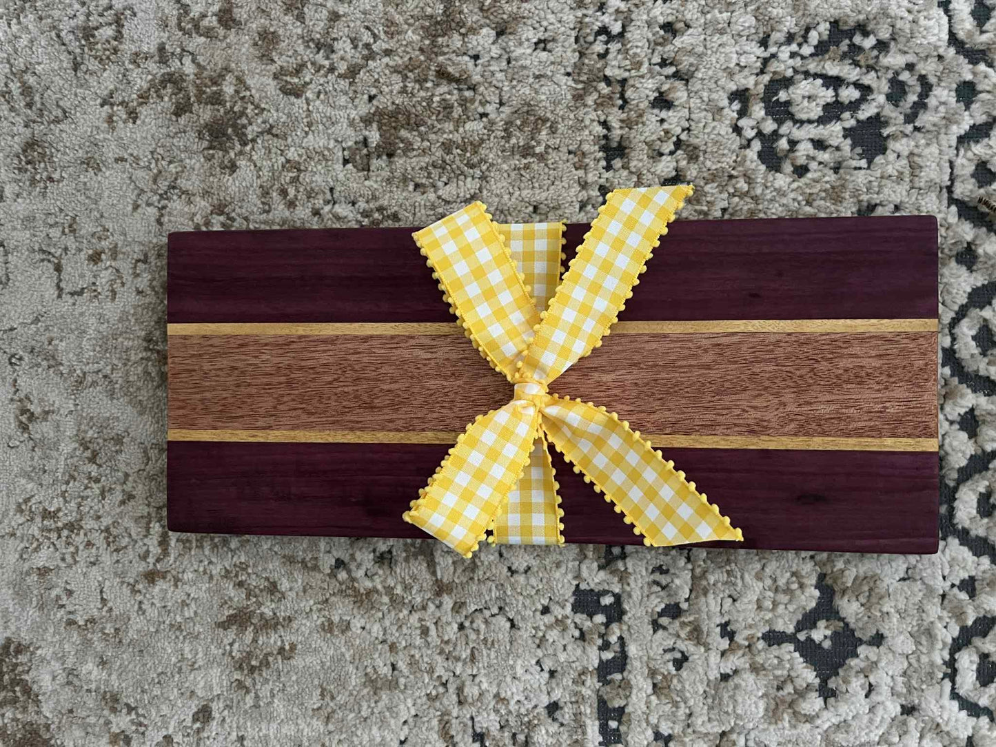 Purple Heart, yellow heart, okoume