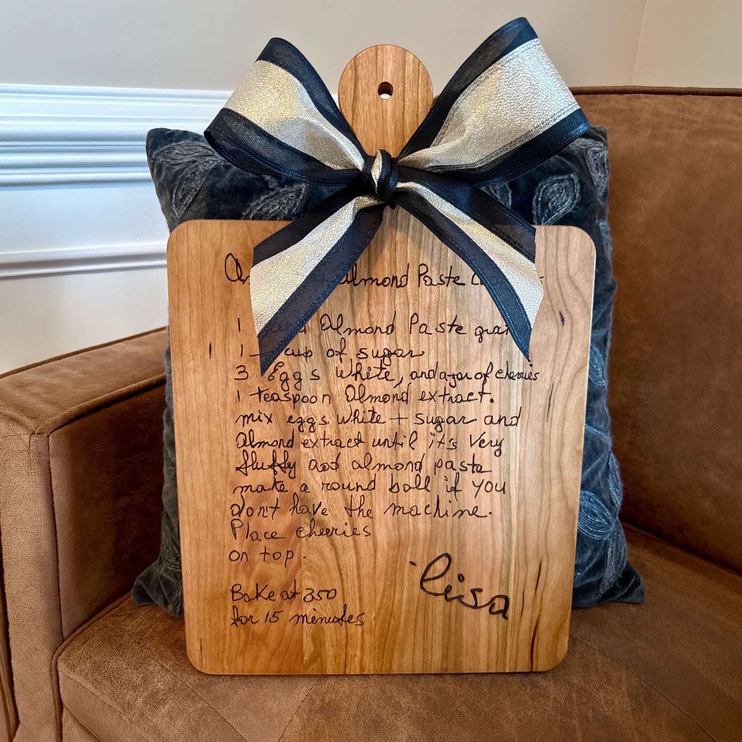 Recipe Keepsake Board