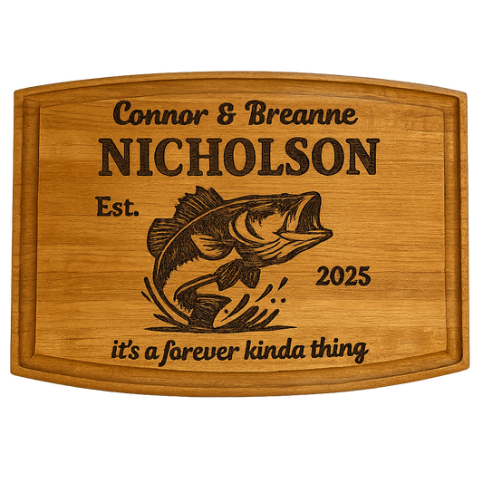 Connor and Breanne Nicholson board 