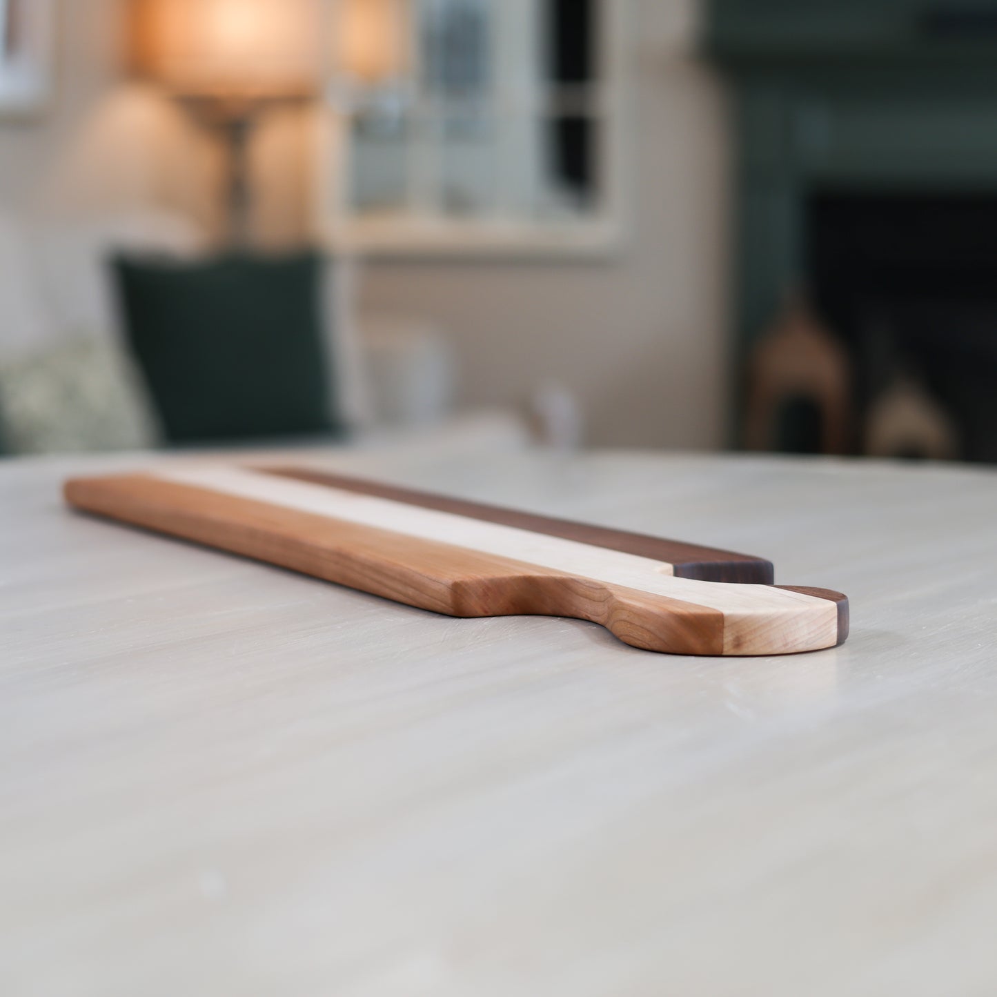 Handcrafted Walnut, Maple & Cherry Charcuterie Board