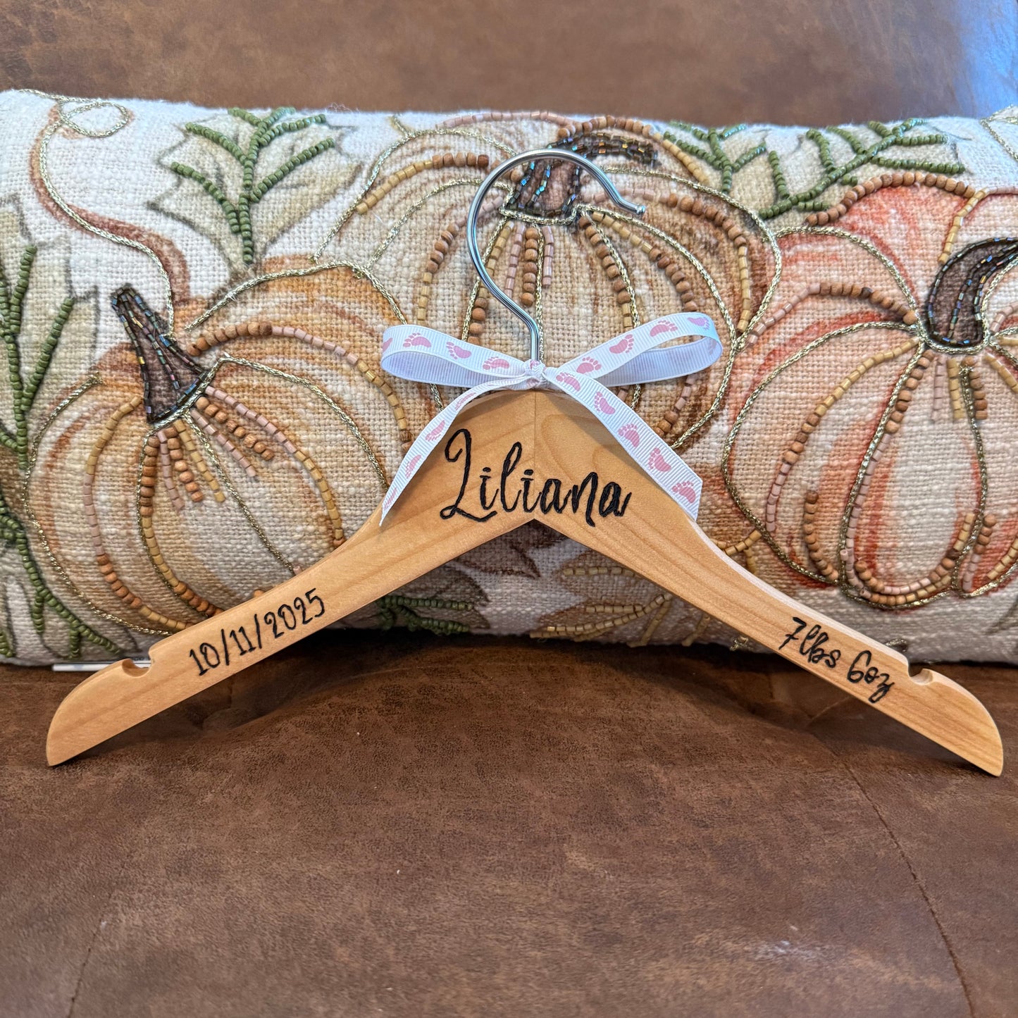 Personalized Wooden Toddler Hanger