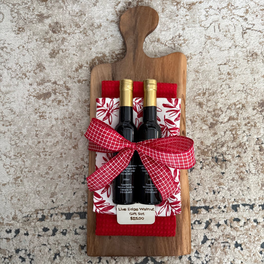 Live Edge Walnut Gift Set