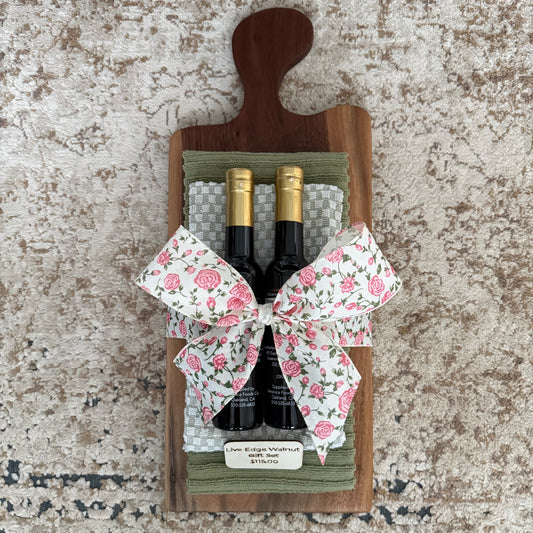 Live Edge Walnut Gift Set