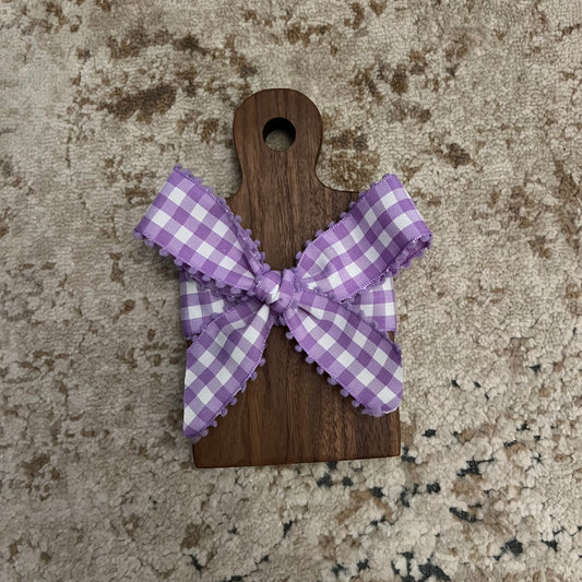 7" x 4" handcrafted mini walnut coaster board with natural wood grain