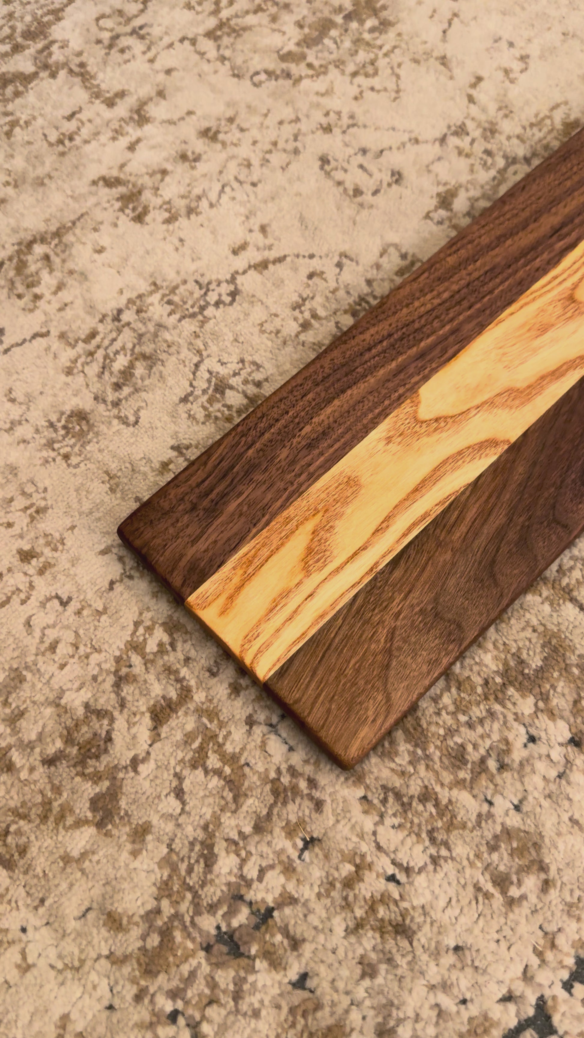 walnut & coffee nut charcuterie board 27"-2