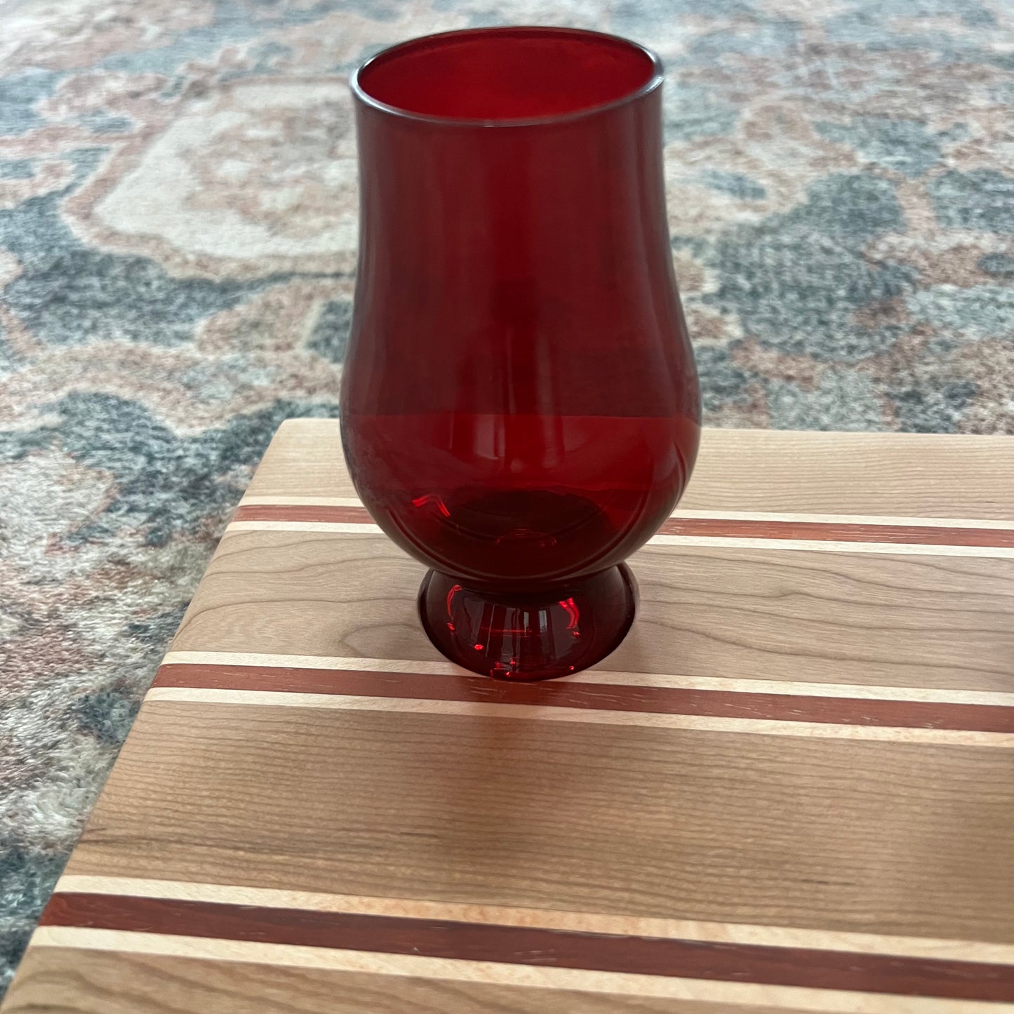 RED Glencairn-style glasses 