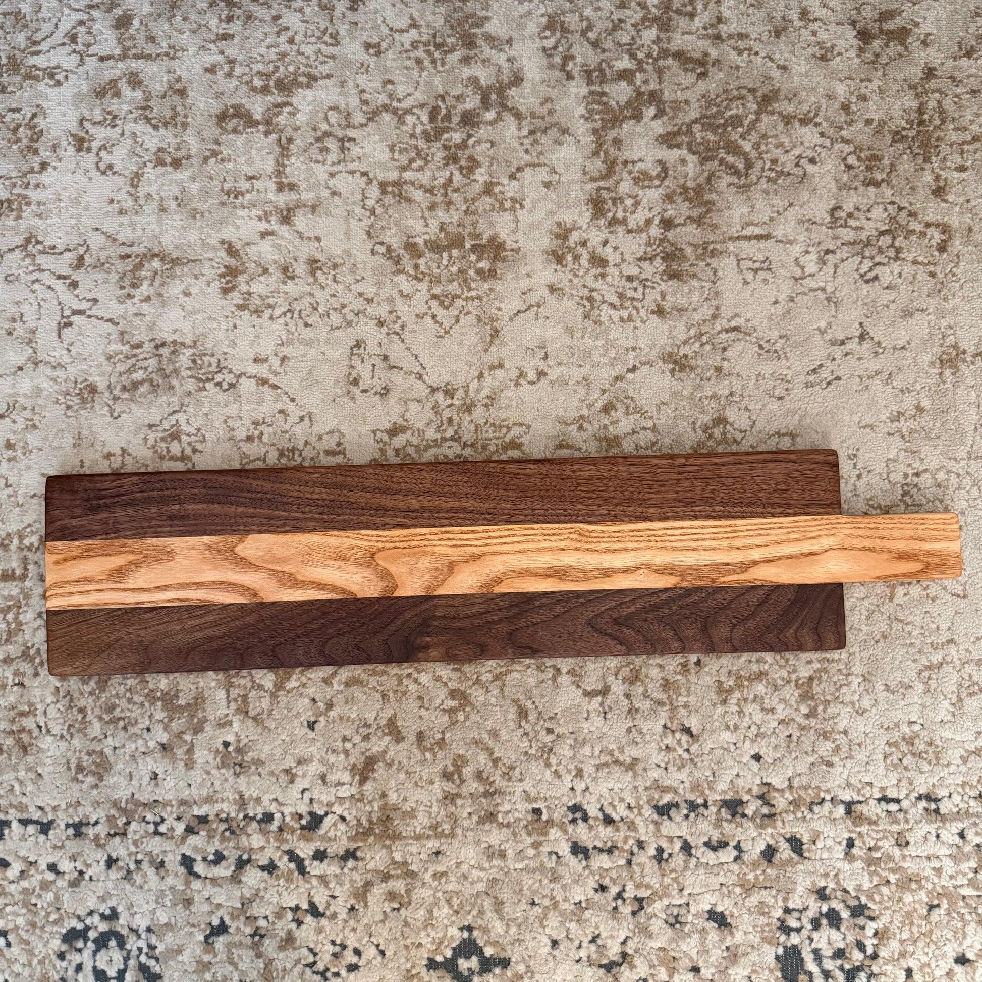 walnut & coffee nut charcuterie board 27"