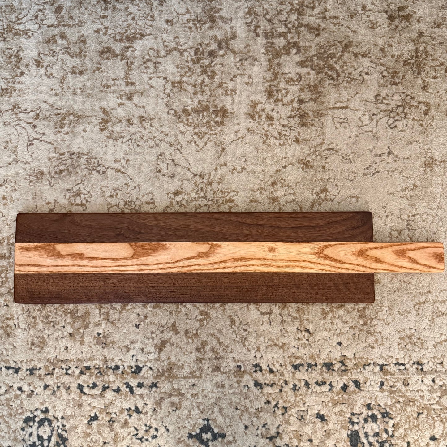 walnut & coffee nut charcuterie board 28"